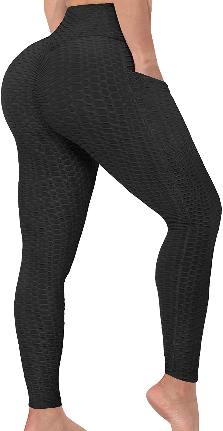 AIMILIA Butt Lifting Anti Cellulite Leggings with Pockets for Women High Waisted Yoga Pants Workout Tummy Control Tights <ul class="a-unordered-list a-vertical a-spacing-mini"> <li><span class="a-list-item">Butt Lifting Leggings - Shape your booty into the perfect peach shape with the best scrunch butt leggings; Featuring our Amazing Scrunch Booty to make your curves pop; It Passes Squat Test, they remain opaque while you're bending down. Dont worry about whether your underwear or skin will shine straight through the minute you bend over;</span></li> <li><span class="a-list-item">Leggings With Side Pockets - Both sides of these workout leggings have pockets to hold your cards or phone and other belongings. So you can go wallet-free, and focus on your exercise not on your essentials, free yourself in our breathable workout pants! They will be your intimate companion;</span></li> <li><span class="a-list-item">High Waist & Tummy Control - These Honeycomb Leggings Designed with High-Waist and Elastic Tummy Control Waistband to provide you with a smooth secure flattering fit and show off your figure to perfection. In addition, providing them supreme comfort;</span></li> <li><span class="a-list-item">Comfortable Sport Fabric - Sports Fabric and High Elasticity - These Butt Lifting Pants for women are made from the highest quality fabrics, with 4-way stretch technology, designed to remove moisture from your body, providing maximum comfort. Breathable, tight fit, strong compression, quick drying, moisture wicking.Super elastic fabrics are perfect for your body;</span></li> <li><span class="a-list-item">OCCASIONS - AIMILIA Workout Tummy Control Leggings will pair well with a variety of looks all the times. Whether it's outdoor sports, dancing, running, fitness, horse riding, playing, boxing, work, traveling, or everyday leisure activities.</span></li> </ul>