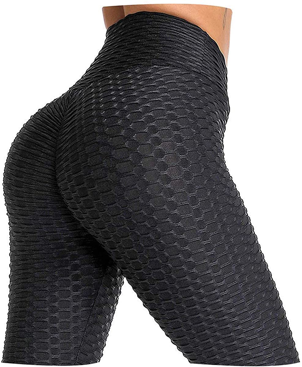 AIMILIA Butt Lifting Anti Cellulite Sexy Leggings for Women High Waisted Yoga Pants Workout Tummy Control Sport Tights <ul class="a-unordered-list a-vertical a-spacing-mini"> <li><span class="a-list-item">Perfect Sports Equipment -The high quality activewear is both affordable and accessible, perfect for fitness enthusiasts and everyday athleisure. Operating at the cross section between fashion and function. Our custom design and comfortable feel are a second skin without the worry of possible irritation or chaffing on the insides of your thighs. Suitable for yoga, exercise, fitness, running, any type of workout, or everyday use.</span></li> <li><span class="a-list-item">Perfect Design for Hip Curve - Using 4 way Stretch & Non See-through Fabric that slims, conforms, and contours with each pose and movement.Sexy butt lift push up high waisted leggings for women, ruched butt leggings, lifting yoga pants, butt scrunch leggings. It gives your butt a streamlined look. Plus a butt lifting feature for a natural looking back.</span></li> <li><span class="a-list-item">Sports Fabric and High Elasticity - These Butt Lifting Pants for women are made from the highest quality fabrics(92% Polyamide, 8% Spandex), designed to remove moisture from your body, providing maximum comfort. Pretty squat proof! Breathable, tight fit, strong compression, quick drying, moisture wicking, stretchy.Super elastic fabrics are perfect for your body,very comfortable and soft!</span></li> <li><span class="a-list-item">OCCASIONS-Whether it's outdoor sports, dancing, running, fitness, horse riding, playing, boxing, work, traveling, or everyday leisure activities. Also suitable for all seasons; can be used with a variety of shoes and tops. Suitable for all body types!</span></li> <li><span class="a-list-item">SIZE NOTICE – Dear customer, be careful! Our size is different from amazon's. Please kindly refer to the size chart showed in the image. No matter how short or tall you are, AIMILIA Yoga Pants go from S to 2XL with its super stretchy fabric that hugs your waist and goes all the way down to your ankles.</span></li> </ul>