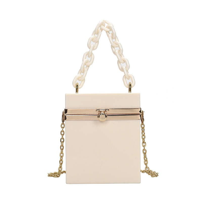 Women's Box Clutch Rose Gold Metallic One Size Clutch Handbags