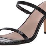 Women's Avery Square Toe Two Strap High Heeled Sandal