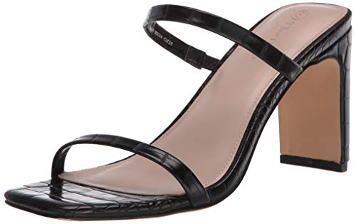 Women’s Avery Square Toe Two Strap High Heeled Sandal