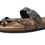 Women's Cork footbed Sandal with +Comfort Ethylene Vinyl Acetate sole With 1.7 inch - 4.5cm thick sole that provides ultimate support and comfort to your feet. Rebound sole is lightweight and compression resistant, providing superior stability and shock absorption.