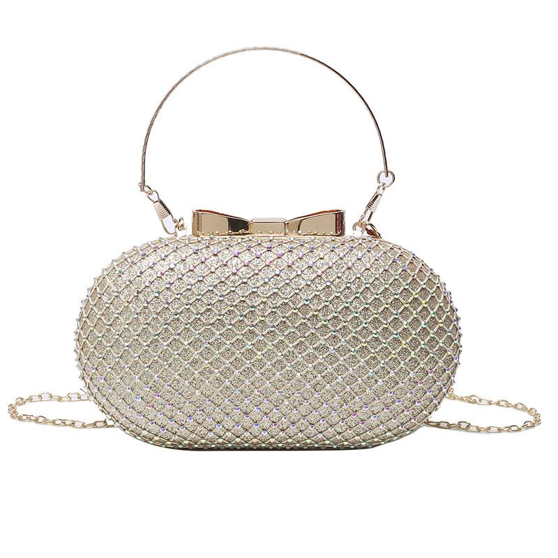 Women's |ANYA Crystal Handle Clutch | One Size | Clutches
