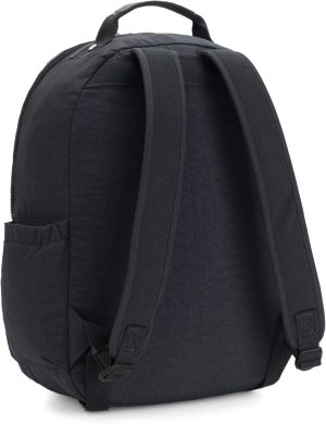Women's Seoul 15" Laptop Backpack, Durable, Roomy with Padded Shoulder Straps, Bag, Black Tonal, 12.75" L x 17.25" H x <div id="productOverview_feature_div" class="celwidget" data-feature-name="productOverview" data-csa-c-type="widget" data-csa-c-content-id="productOverview" data-csa-c-slot-id="productOverview_feature_div" data-csa-c-asin="B0B8LTQF9N" data-csa-c-is-in-initial-active-row="false" data-csa-c-id="igz7iv-1anftq-4gagr7-1s86oq" data-cel-widget="productOverview_feature_div"> </div><div><ul><li class="a-spacing-mini"><span class="a-list-item"> Our best-selling backpack that highlights all of the iconic features and benefits Kipling is known for. The Seoul backpack is equipped with padded shoulder straps, a durable exterior and roomy interior. </span></li><li class="a-spacing-mini"><span class="a-list-item"> Easily fits all of life’s essentials (big & small), plus it has a built-in protective sleeve for your 15 inch laptop, too! </span></li><li class="a-spacing-mini"><span class="a-list-item"> Adjustable padded backpack straps, two front zip pockets, and water bottle pockets make Seoul the ideal pack for travel, , college, business, or even as a diaper bag. </span></li><li class="a-spacing-mini"><span class="a-list-item"> Made from Kipling’s signature water resistant, easy to clean crinkled nylon, this large, versatile daypack is lightweight at just 1.41 lbs. </span></li><li class="a-spacing-mini"><span class="a-list-item"> At Kipling, it's more important to have personal style than perfect style. That's why our quality, durable bags are sold in over 80 countries and come in fun colors for s, s, s & adults. </span></li></ul></div>