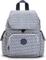 Women's City Pack Mini Backpack, Lightweight Versatile Daypack, Bag, Black Noir