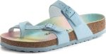 Nicole Hoyt Women's Arizona EVA Sandals <div id="productOverview_feature_div" class="celwidget" data-feature-name="productOverview" data-csa-c-type="widget" data-csa-c-content-id="productOverview" data-csa-c-slot-id="productOverview_feature_div" data-csa-c-asin="B00H88O92C" data-csa-c-is-in-initial-active-row="false" data-csa-c-id="420wtl-rca0a5-lm1v7p-b0bms3" data-cel-widget="productOverview_feature_div"></div> <div> <ul> <li class="a-spacing-mini"><span class="a-list-item"> fabric-and-synthetic </span></li> <li class="a-spacing-mini"><span class="a-list-item"> Made in Germany </span></li> <li class="a-spacing-mini"><span class="a-list-item"> Birko-Flor upper with three adjustable straps and buckle </span></li> <li class="a-spacing-mini"><span class="a-list-item"> Soft fleece lining and anatomically correct natural cork soft footbed </span></li> <li class="a-spacing-mini"><span class="a-list-item"> Suede lined contoured insole </span></li> <li class="a-spacing-mini"><span class="a-list-item"> Neutral heel profile and deep heel cup, raised toe bar </span></li> <li class="a-spacing-mini"><span class="a-list-item"> Flexible EVA outsole, regular fit </span></li> </ul> </div>
