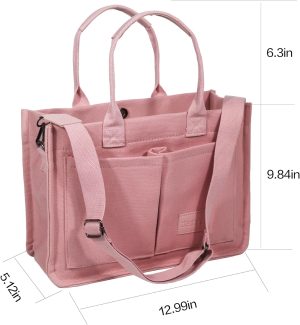 Canvas Tote Bag With Pockets Crossbody Bags for Women,Laptop Bag Purse Shoulder Bag Handbag for School Weekend Grocery <div class="a-expander-content a-expander-partial-collapse-content" style="padding-bottom: 20px;" aria-expanded="false"> <h3 class="product-facts-title">Product details</h3> <div class="a-fixed-left-grid product-facts-detail"> <div class="a-fixed-left-grid-inner" style="padding-left: 140px;"> <div class="a-fixed-left-grid-col a-col-left" style="width: 140px; margin-left: -140px; float: left;"><span style="font-weight: 600;"> <span class="a-color-base">Fabric type</span> </span></div> <div class="a-fixed-left-grid-col a-col-right" style="padding-left: 6%; float: left;"><span style="font-weight: 400;"> <span class="a-color-base">Canvas</span> </span></div> </div> </div> <div class="a-fixed-left-grid product-facts-detail"> <div class="a-fixed-left-grid-inner" style="padding-left: 140px;"> <div class="a-fixed-left-grid-col a-col-left" style="width: 140px; margin-left: -140px; float: left;"><span style="font-weight: 600;"> <span class="a-color-base">Care instructions</span> </span></div> <div class="a-fixed-left-grid-col a-col-right" style="padding-left: 6%; float: left;"><span style="font-weight: 400;"> <span class="a-color-base">Hand Wash</span> </span></div> </div> </div> <div class="a-fixed-left-grid product-facts-detail"> <div class="a-fixed-left-grid-inner" style="padding-left: 140px;"> <div class="a-fixed-left-grid-col a-col-left" style="width: 140px; margin-left: -140px; float: left;"><span style="font-weight: 600;"> <span class="a-color-base">Origin</span> </span></div> <div class="a-fixed-left-grid-col a-col-right" style="padding-left: 6%; float: left;"><span style="font-weight: 400;"> <span class="a-color-base">Imported</span> </span></div> </div> </div> <div class="a-fixed-left-grid product-facts-detail"> <div class="a-fixed-left-grid-inner" style="padding-left: 140px;"> <div class="a-fixed-left-grid-col a-col-left" style="width: 140px; margin-left: -140px; float: left;"><span style="font-weight: 600;"> <span class="a-color-base">Outer material</span> </span></div> <div class="a-fixed-left-grid-col a-col-right" style="padding-left: 6%; float: left;"><span style="font-weight: 400;"> <span class="a-color-base">Canvas</span> </span></div> </div> </div> <div class="a-fixed-left-grid product-facts-detail"> <div class="a-fixed-left-grid-inner" style="padding-left: 140px;"> <div class="a-fixed-left-grid-col a-col-left" style="width: 140px; margin-left: -140px; float: left;"><span style="font-weight: 600;"> <span class="a-color-base">Country of Origin</span> </span></div> <div class="a-fixed-left-grid-col a-col-right" style="padding-left: 6%; float: left;"><span style="font-weight: 400;"> <span class="a-color-base">China</span> </span></div> </div> </div> <hr class="a-spacing-base a-spacing-top-base a-divider-normal" aria-hidden="true" /> <h3 class="product-facts-title">About this item</h3> <ul class="a-unordered-list a-vertical a-spacing-small"> <li><span class="a-list-item a-size-base a-color-base">💗【Large Capacity Design】Shape is square and three-dimensional, has a higher space utilization, can used as beach bag,gym bag,cross body bag,weekend bag,travel bag,work bag.Suitable for all occasions,working,shopping,dating,party,wedding and holiday,make you look stylish and casual.</span></li> </ul> <ul class="a-unordered-list a-vertical a-spacing-small"> <li><span class="a-list-item a-size-base a-color-base">💗【3 Separate Outside Pockets】2 front pockets can put cellphone, keys, and wallet convenient access at any time, 1 big pockets behind the bag can put ipad to pass the time when bored.</span></li> </ul> <ul class="a-unordered-list a-vertical a-spacing-small"> <li><span class="a-list-item a-size-base a-color-base">💗【Removable and Adjustable Shoulder Strap】The crossbody bags for women trendy,Designed with smooth zipper,pockets and removable and adjustable shoulder strap.The women's crossbody handbags has a crossbody function will free up your hands for other tasks.</span></li> </ul> <ul class="a-unordered-list a-vertical a-spacing-small"> <li><span class="a-list-item a-size-base a-color-base">💗【Magnetic Closure】The purses for women designed with magnetic closure,easy to take things from inside the bag and put things,but also can help to protect privacy and prevent theft.</span></li> </ul> <ul class="a-unordered-list a-vertical a-spacing-small"> <li><span class="a-list-item a-size-base a-color-base">💗【High-quality Canvas】The shoulder bag for women,surface of the purse is high-quality canvas,lightweight,durable,fade Resistant and comfortable.</span></li> </ul> <ul class="a-unordered-list a-vertical a-spacing-small"> <li><span class="a-list-item a-size-base a-color-base">💗【Quality and Servce】Guarantee good quality and excellent service,If you have any questions, you could contact us via Amazon and we will be happy to help you.</span></li> </ul> </div>