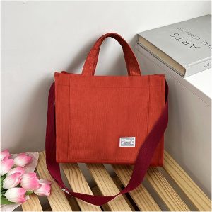 Vintage Casual Corduroy Tote Bags Women Hobo Crossbody Bag Purse for Women Travel Shoulder Bags Handbags Eco Bag <div class="a-expander-content a-expander-partial-collapse-content" style="padding-bottom: 20px;" aria-expanded="false"> <h3 class="product-facts-title">Product details</h3> <div class="a-fixed-left-grid product-facts-detail"> <div class="a-fixed-left-grid-inner" style="padding-left: 140px;"> <div class="a-fixed-left-grid-col a-col-left" style="width: 140px; margin-left: -140px; float: left;"><span style="font-weight: 600;"> <span class="a-color-base">Fabric type</span> </span></div> <div class="a-fixed-left-grid-col a-col-right" style="padding-left: 6%; float: left;"><span style="font-weight: 400;"> <span class="a-color-base">Canvas</span> </span></div> </div> </div> <div class="a-fixed-left-grid product-facts-detail"> <div class="a-fixed-left-grid-inner" style="padding-left: 140px;"> <div class="a-fixed-left-grid-col a-col-left" style="width: 140px; margin-left: -140px; float: left;"><span style="font-weight: 600;"> <span class="a-color-base">Care instructions</span> </span></div> <div class="a-fixed-left-grid-col a-col-right" style="padding-left: 6%; float: left;"><span style="font-weight: 400;"> <span class="a-color-base">Machine Wash</span> </span></div> </div> </div> <div class="a-fixed-left-grid product-facts-detail"> <div class="a-fixed-left-grid-inner" style="padding-left: 140px;"> <div class="a-fixed-left-grid-col a-col-left" style="width: 140px; margin-left: -140px; float: left;"><span style="font-weight: 600;"> <span class="a-color-base">Origin</span> </span></div> <div class="a-fixed-left-grid-col a-col-right" style="padding-left: 6%; float: left;"><span style="font-weight: 400;"> <span class="a-color-base">Imported</span> </span></div> </div> </div> <div class="a-fixed-left-grid product-facts-detail"> <div class="a-fixed-left-grid-inner" style="padding-left: 140px;"> <div class="a-fixed-left-grid-col a-col-left" style="width: 140px; margin-left: -140px; float: left;"><span style="font-weight: 600;"> <span class="a-color-base">Outer material</span> </span></div> <div class="a-fixed-left-grid-col a-col-right" style="padding-left: 6%; float: left;"><span style="font-weight: 400;"> <span class="a-color-base">Corduroy</span> </span></div> </div> </div> <hr class="a-spacing-base a-spacing-top-base a-divider-normal" aria-hidden="true" /> <h3 class="product-facts-title">About this item</h3> <ul class="a-unordered-list a-vertical a-spacing-small"> <li><span class="a-list-item a-size-base a-color-base">👜【Soft Material】- This corduroy tote bag is made of high quality corduroy, soft, lightweight, durable and comfortable. This shoulder bag is with soft polyester lining inside.</span></li> </ul> <ul class="a-unordered-list a-vertical a-spacing-small"> <li><span class="a-list-item a-size-base a-color-base">👜【Large Capacity】- Large Size: about 35*30*12cm / 13.78*11.81*4.72 inch; Medium Size: about 30*25*10cm / 11.81*9.84*3.93 inch. Large capacity and different sizes design to meet the needs of storing your various items.</span></li> </ul> <ul class="a-unordered-list a-vertical a-spacing-small"> <li><span class="a-list-item a-size-base a-color-base">👜【Practical Design】- Adjustable shoulder straps, the main pocket inside with a magnetic button to store iPad,wallet,makeup,tissues,umbrella,bottle,magazine,small size papers and more, a small zip pocket and 2 small open pockets inside to store cell phone,keys,cards,change,etc.,1 small open pocket in the front of this corduroy bag for your different needs.</span></li> </ul> <ul class="a-unordered-list a-vertical a-spacing-small"> <li><span class="a-list-item a-size-base a-color-base">👜【Multifunctional Handbag】- This cute crossbody bag can be used as work bag, beach bag, business bag, shopping bag, picnic bag, travel bag, decorative bag, etc. Multiple colors to match various outfits.</span></li> </ul> <ul class="a-unordered-list a-vertical a-spacing-small"> <li><span class="a-list-item a-size-base a-color-base">👜【Various Occasions】- This women satchel handbag is extremely practical, Perfect for party, dinners, clubbing, dating, working,wedding, vacation, holiday, gift or just as an everyday bag. Shoulder bags cater to the latest trends, it makes you look not only stylish but also very casual.</span></li> </ul> </div>