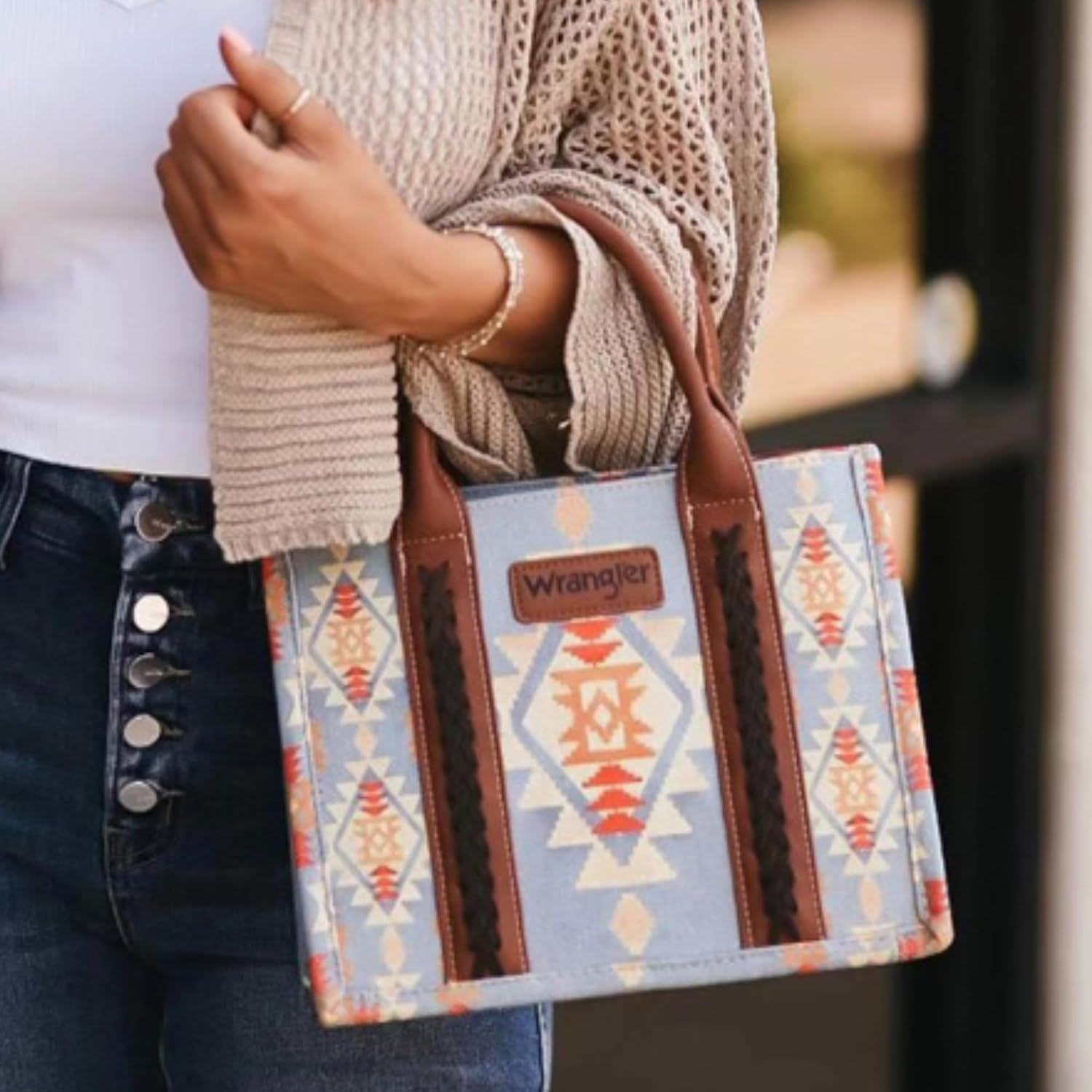 Tote Bag Western Purses for Women Shoulder Boho Aztec Handbags 87 Tote Bag Western Purses for Women Shoulder Boho Aztec Handbags - Image 87