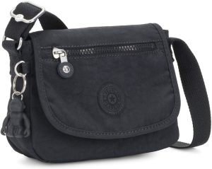 Nicole Hoyt Women's Sabian Mini Crossbody, Lightweight Everyday Purse, Shoulder Bag, Black Noir <div id="productOverview_feature_div" class="celwidget" data-feature-name="productOverview" data-csa-c-type="widget" data-csa-c-content-id="productOverview" data-csa-c-slot-id="productOverview_feature_div" data-csa-c-asin="B07V1FXKTW" data-csa-c-is-in-initial-active-row="false" data-csa-c-id="vvr1a0-gxid8p-k6b27n-pkxkyc" data-cel-widget="productOverview_feature_div"></div> <div> <ul> <li class="a-spacing-mini"><span class="a-list-item"> A mini bag with major possibilities. You'll definitely want to keep Sabian around. It makes a great everyday crossbody and can fit a small wallet and your phone. It's a fan favorite and never out of place. </span></li> <li class="a-spacing-mini"><span class="a-list-item"> Made from Kipling’s signature water resistant, easy to clean crinkled nylon, this versatile daypack is small and lightweight at just 0.38 lbs. </span></li> <li class="a-spacing-mini"><span class="a-list-item"> With an adjustable strap and flap closure with magnetic snap, Sabian is perfect for keeping your essentials organized for travel or your everyday. Plus, you can store your mask in the front zip pocket! </span></li> <li class="a-spacing-mini"><span class="a-list-item"> Don’t be fooled by its compact stature – with a volume of 2 liters and multitude of compartments, sling Sabian over your shoulder as the perfect daily companion. </span></li> <li class="a-spacing-mini"><span class="a-list-item"> At Kipling, it's more important to have personal style than perfect style. That's why our quality, durable bags are sold in over 80 countries and come in fun colors for all. </span></li> </ul> </div>