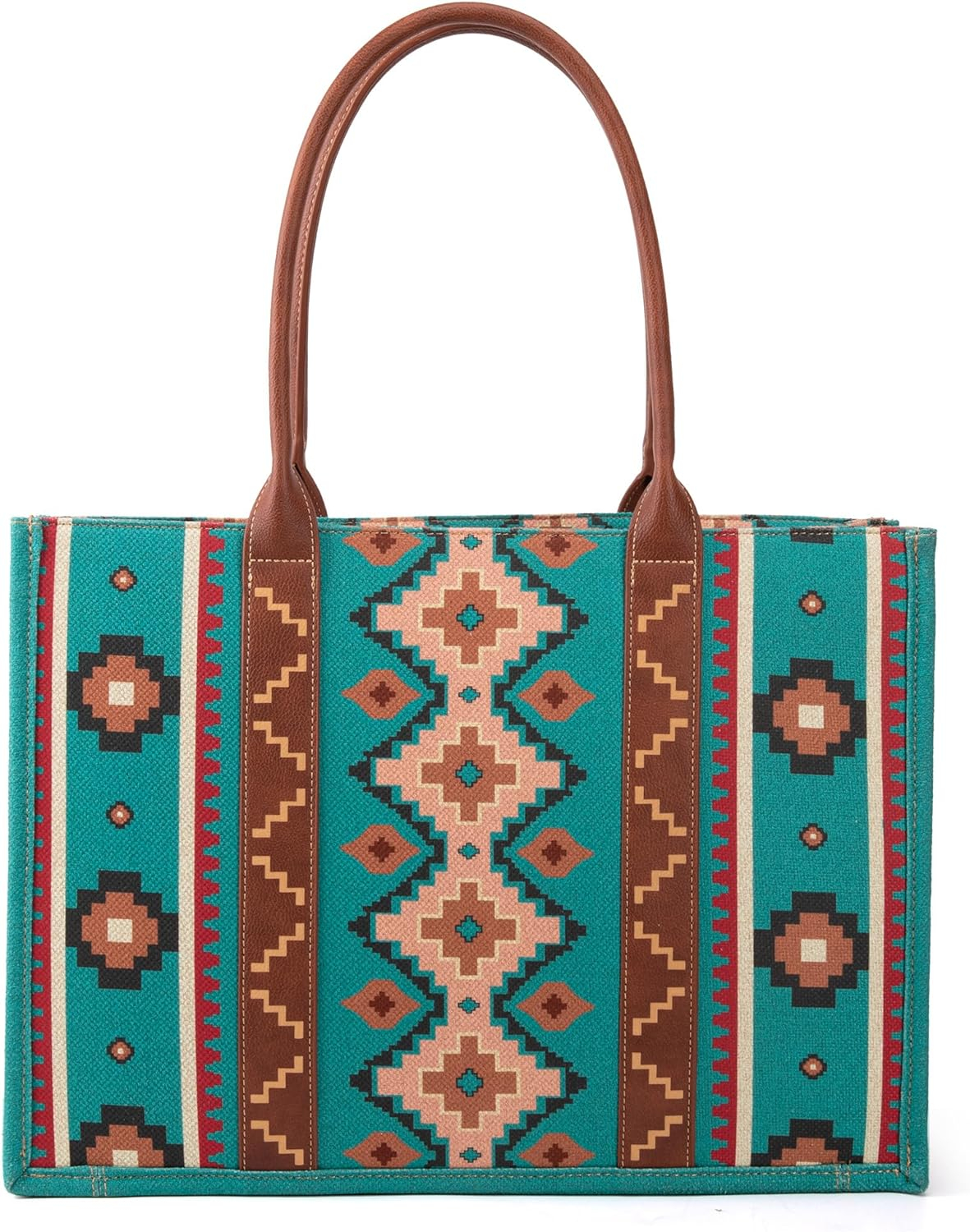 Tote Bag Western Purses for Women Shoulder Boho Aztec Handbags 46 Tote Bag Western Purses for Women Shoulder Boho Aztec Handbags - Image 46