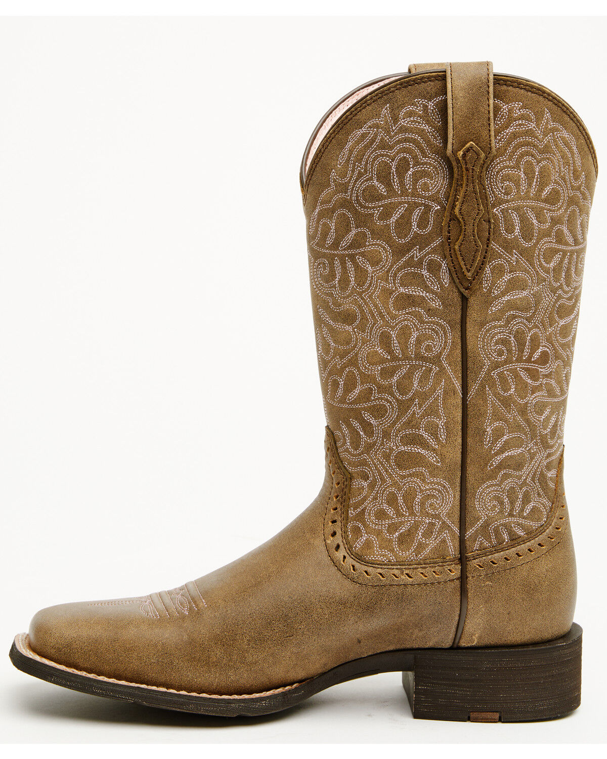 Women's Round Up Remuda Western Boots - Broad Square Toe 1 Women's Round Up Remuda Western Boots - Broad Square Toe