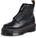 Dr. Martens womens Sinclair Max Black Milled Nappa