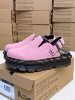 Dr. Martens Unisex-Adult Zeb Zag Mule Powder Pink